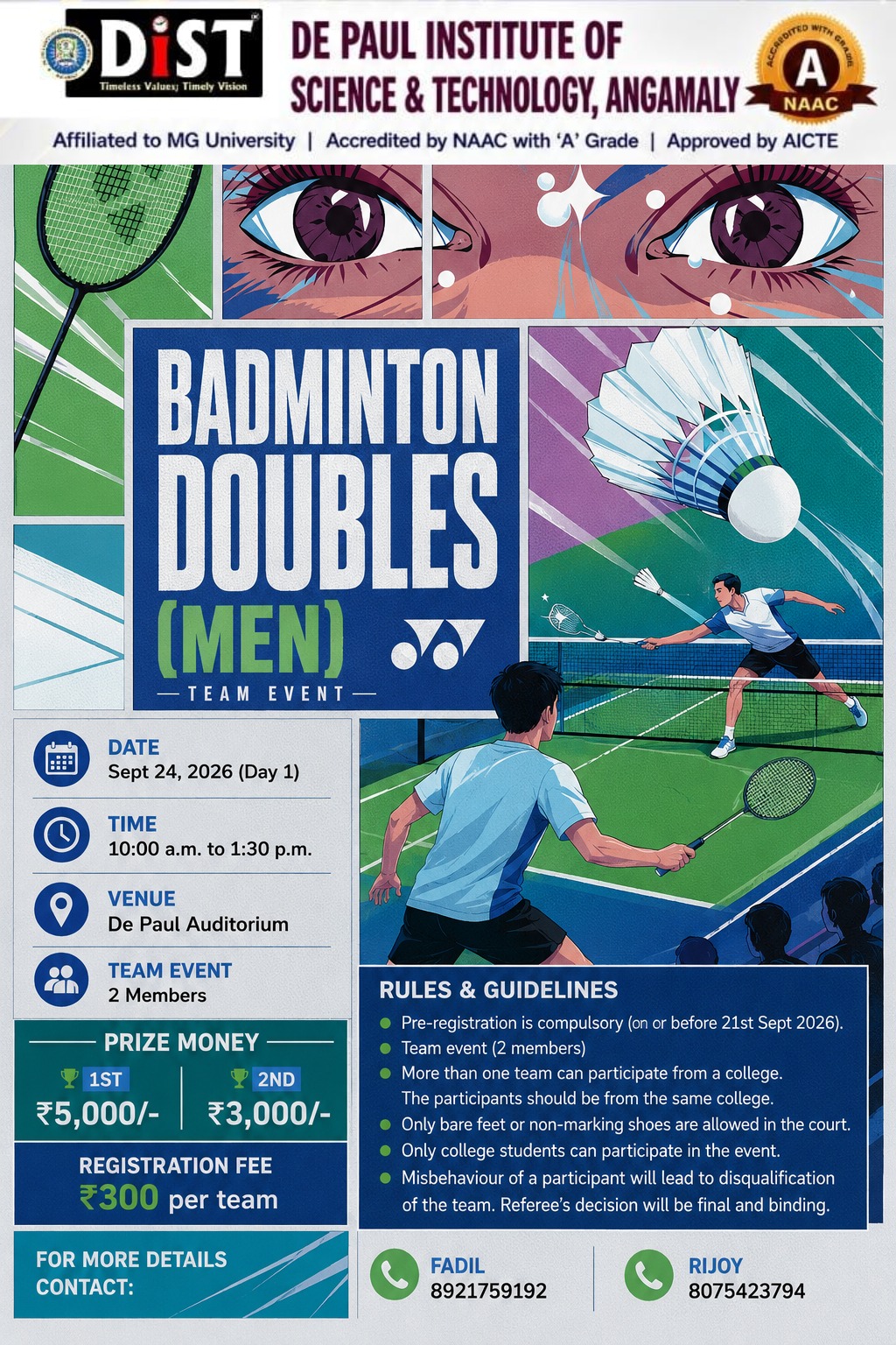 Badminton Doubles Men